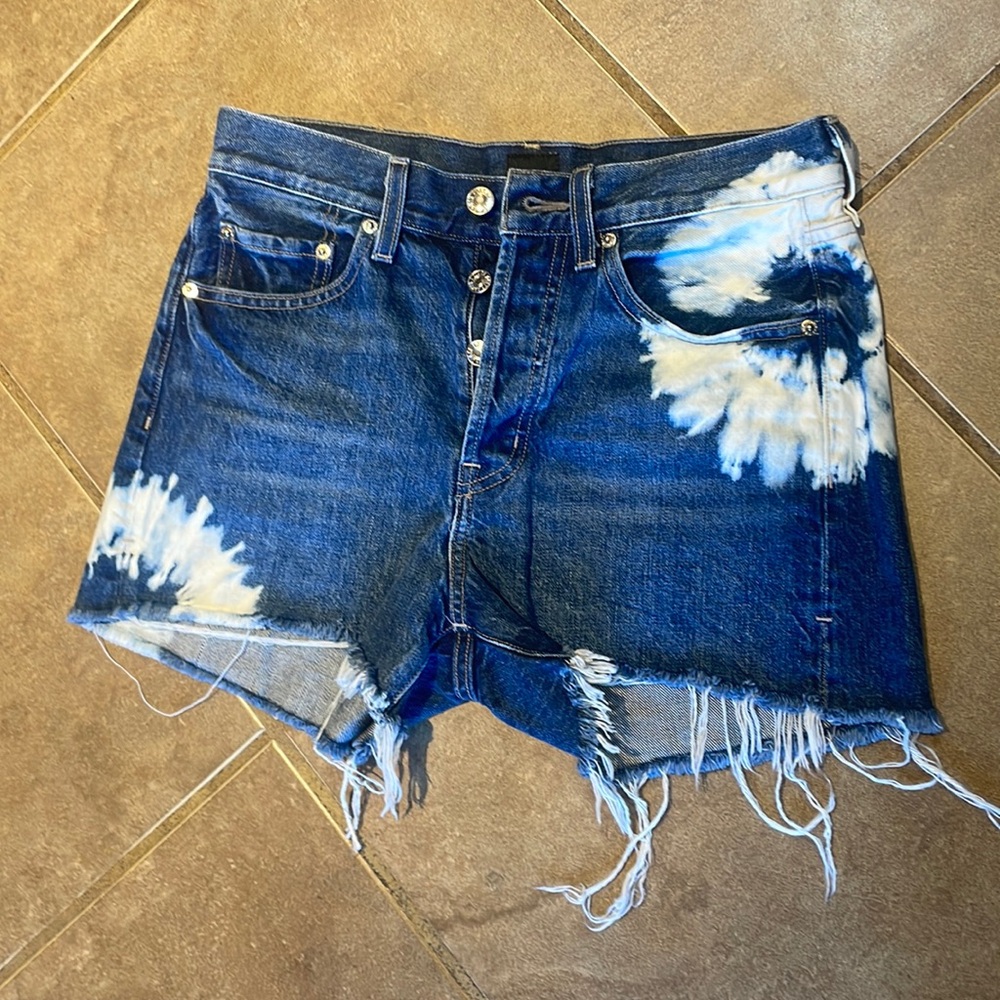 NWT EDWIN Cai Cut Off Jean Shorts! 26